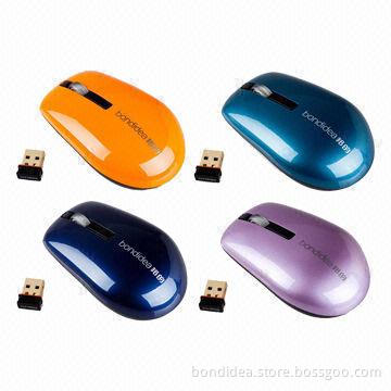 2.4G double-channel wireless rechargeable mouse without battery